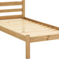 PANAMA WOODEN BED - 3FT SINGLE - NATURAL WAX