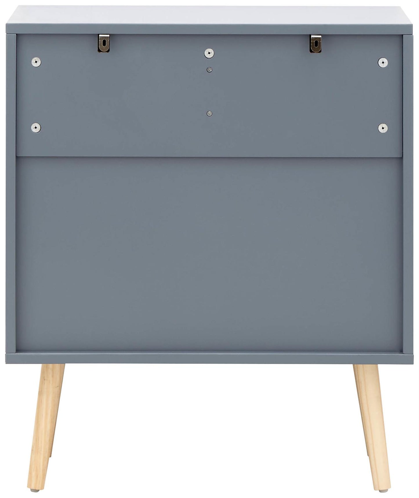 NYBORG 2+2 DRAWER CHEST - DARK GREY