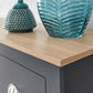 LANCASTER MERCHANT CHEST - SLATE BLUE