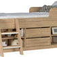 FELIX LOW SLEEPER BED - SONOMA OAK