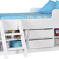 FELIX LOW SLEEPER BED - WHITE