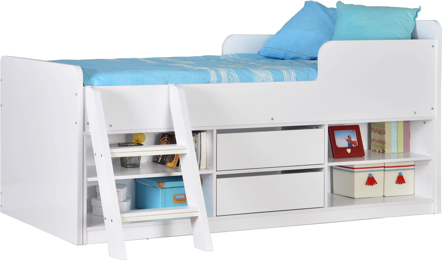 FELIX LOW SLEEPER BED - WHITE