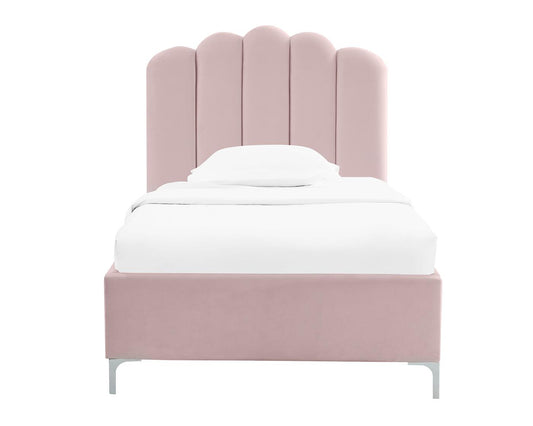 WILLOW FABRIC BED - 3FT SINGLE - PINK