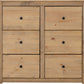 PANAMA 6 DRAWER CHEST - NATURAL WAX