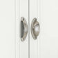 TOLEDO 2 DOOR WARDROBE - WHITE/OAK