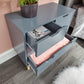 NYBORG 2+2 DRAWER CHEST - DARK GREY