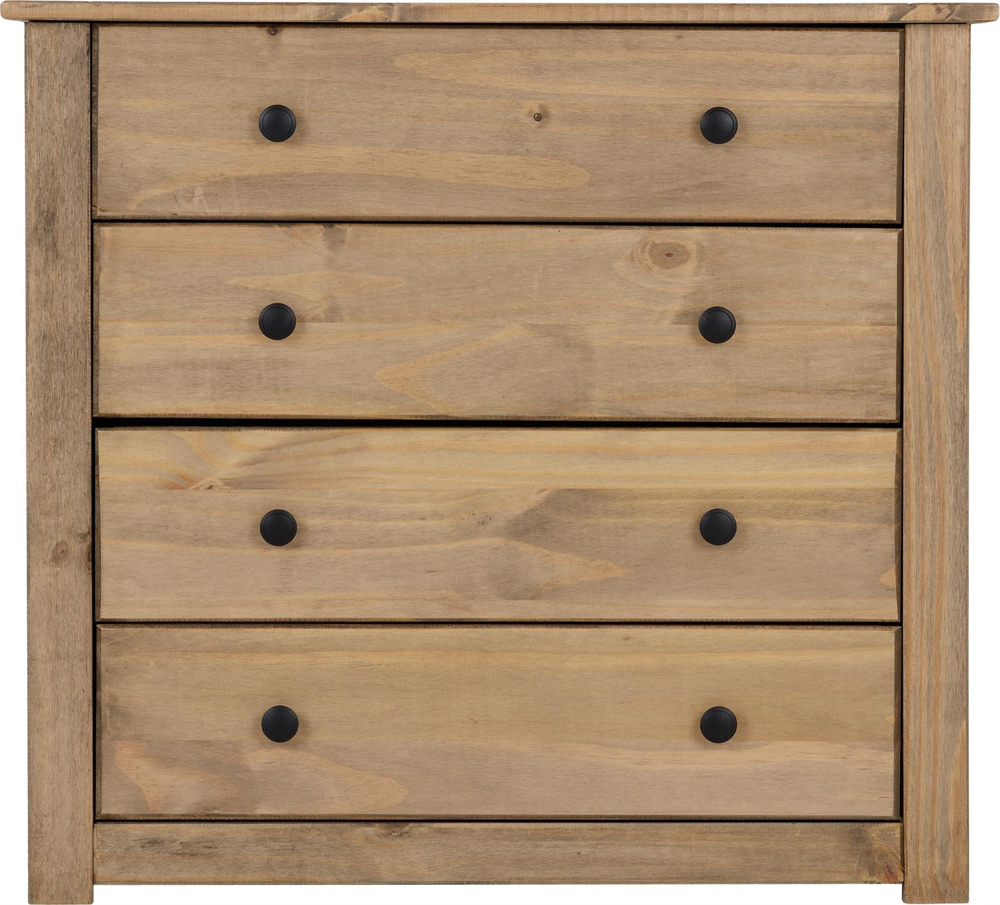 PANAMA 4 DRAWER CHEST - NATURAL WAX