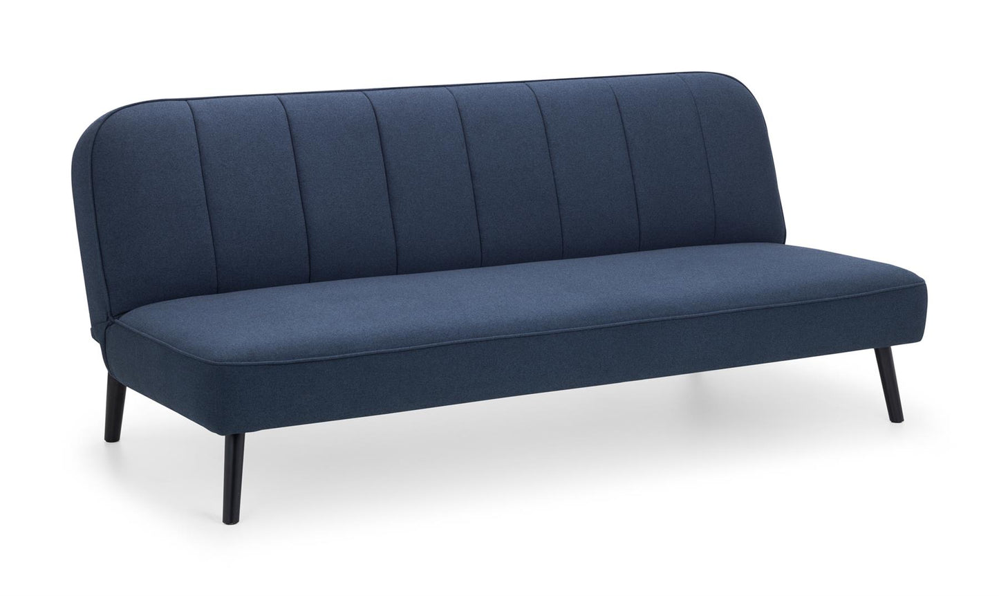 MIRO LINEN FABRIC SOFA BED - BLUE