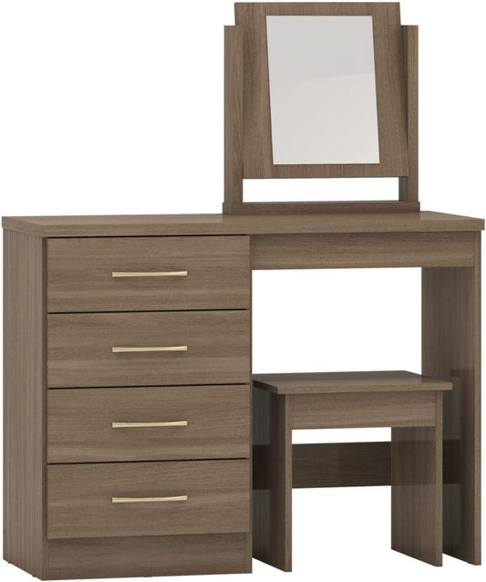 NEVADA DRESSING TABLE SET - RUSTIC OAK