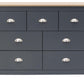 LANCASTER MERCHANT CHEST - SLATE BLUE