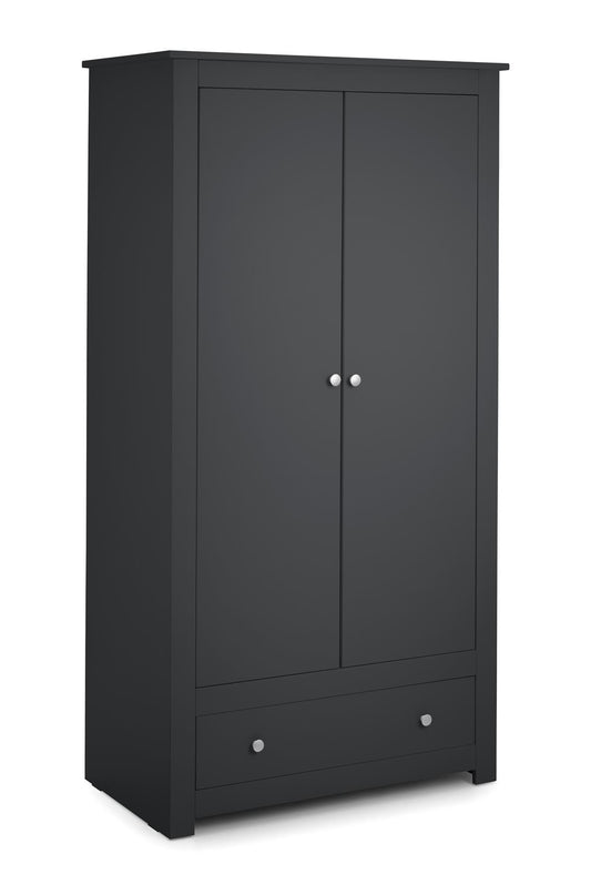 RADLEY 2 DOOR WARDROBE - ANTHRACITE