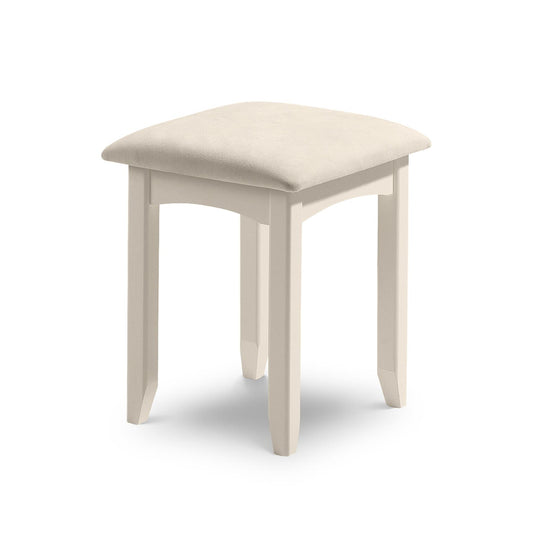 CAMEO DRESSING TABLE STOOL - STONE WHITE