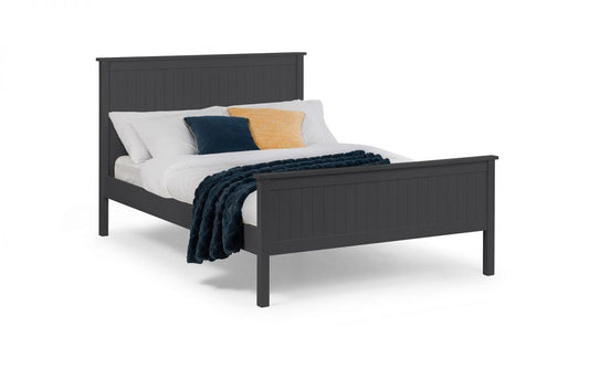 MAINE WOODEN BED - 4FT6" DOUBLE - ANTHRACITE