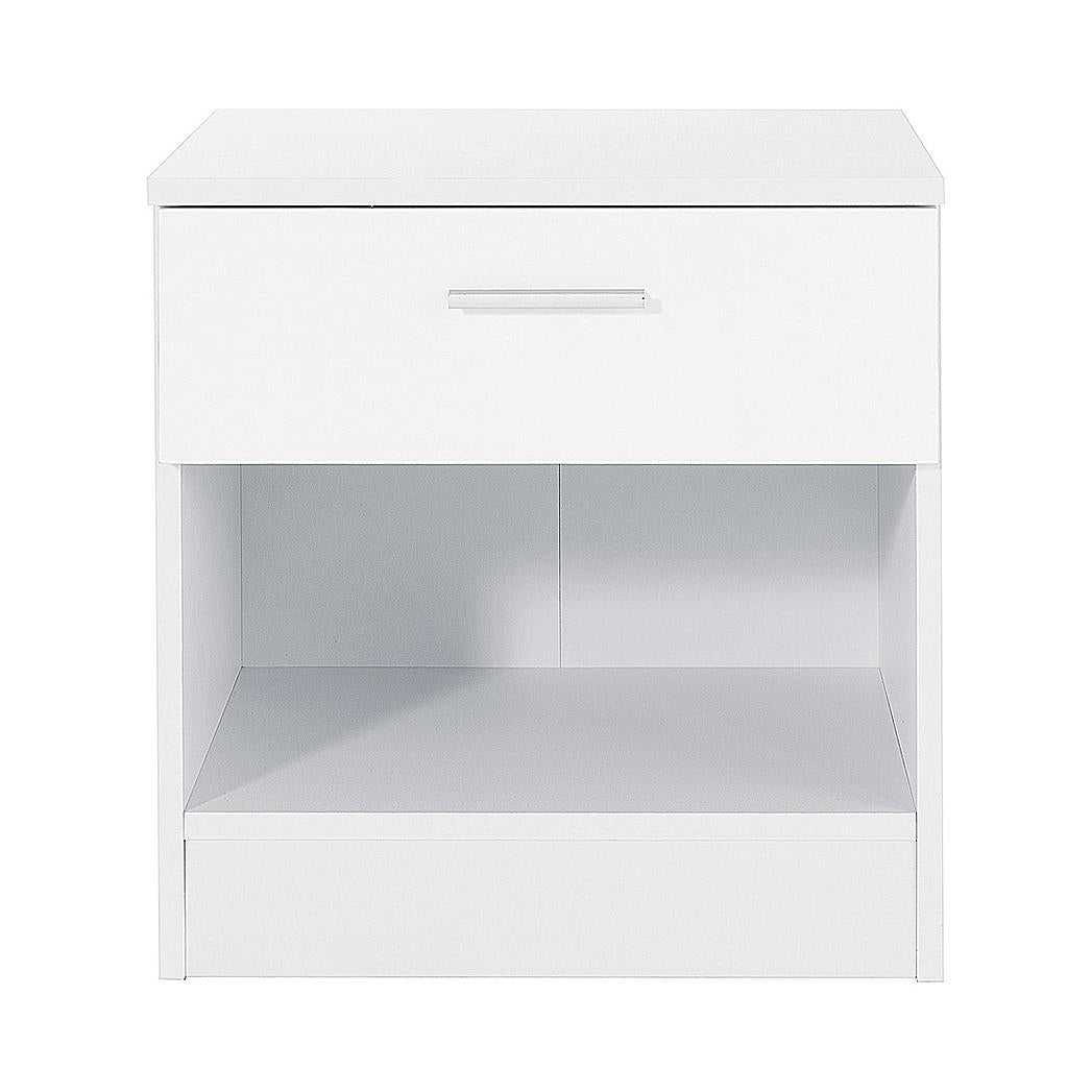 PAIR OF OTTAWA BEDSIDE TABLES - WHITE