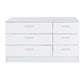 OTTAWA 3+3 DRAWER CHEST - WHITE