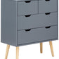 NYBORG 2+2 DRAWER CHEST - DARK GREY