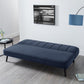 MIRO LINEN FABRIC SOFA BED - BLUE