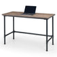 CARNEGIE PIPE OFFICE DESK - MOCHA ELM