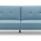 MONZA FABRIC SOFA BED - BLUE