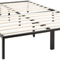 KORE METAL PLATFORM BED - 4FT6 DOUBLE - BLACK