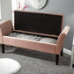 OSBOURNE STORAGE WINDOW SEAT - BLUSH PINK