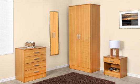 GALAXY 3 PIECE BEDROOM SET - BEECH