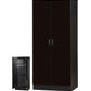 ALPHA 2 DOOR DOUBLE WARDROBE - BLACK