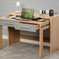 SEVILLE 2 DRAWER SLIDER DESK - GREY/LIGHT OAK