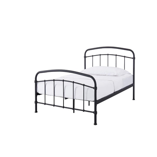 HALSTON METAL BED - 3FT SINGLE - BLACK