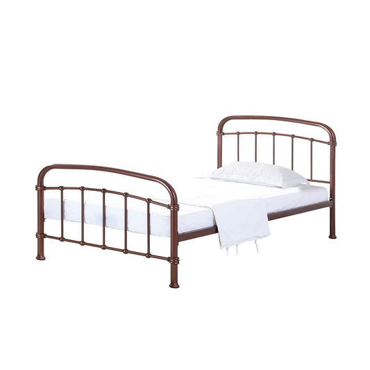 HALSTON METAL BED - 3FT SINGLE - COPPER