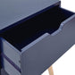 NYBORG 2-DRAWER BEDSIDE TABLE - NIGHTSHADOW BLUE