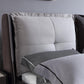 SEATTLE FABRIC BED - 5FT KING SIZE - GREY