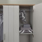 KENDAL 3 DOOR WARDROBE - GREY