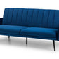 AFINA VELVET SOFA BED - BLUE