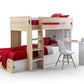 ECLIPSE BUNK BED - OAK/WHITE