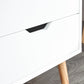 NYBORG 2-DRAWER BEDSIDE TABLE - WHITE