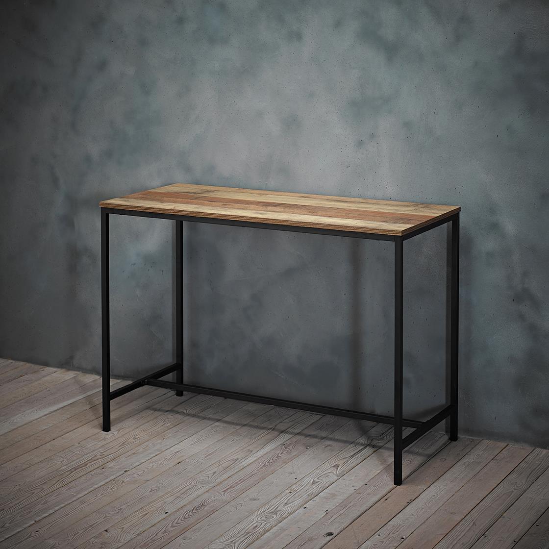 HOXTON DESK - OAK/BLACK