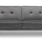 MONZA VELVET SOFA BED - GREY