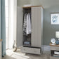 KENDAL 2 DOOR WARDROBE - GREY