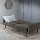 AFINA VELVET SOFA BED - GREY