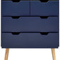 NYBORG 2+2 DRAWER CHEST - NIGHTSHADOW BLUE