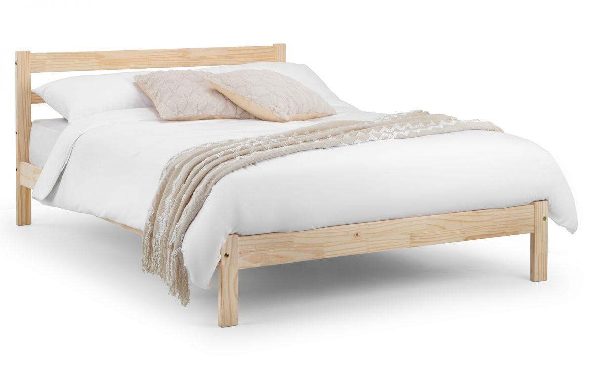 SAMI WOODEN BED - 3FT SINGLE - UNFINISHED PINE