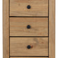 PANAMA 5 DRAWER CHEST - NATURAL WAX