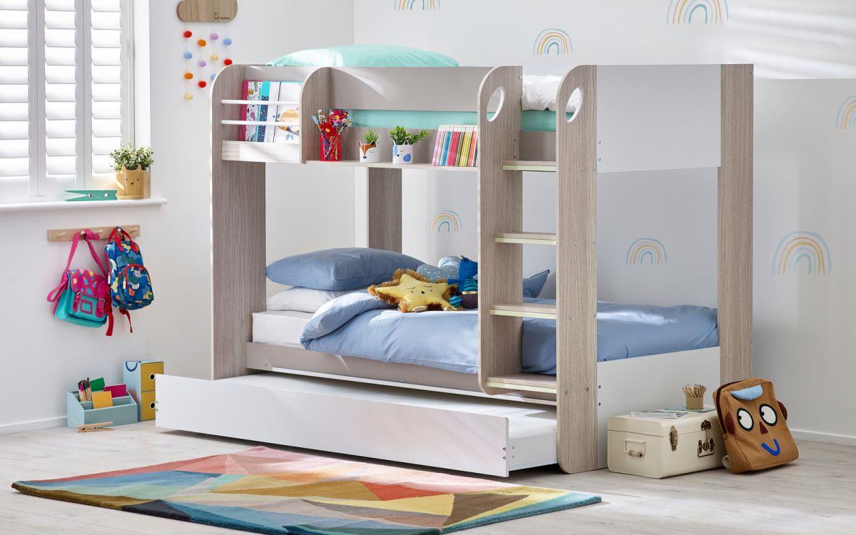 MARS BUNK BED & UNDERBED - TAUPE