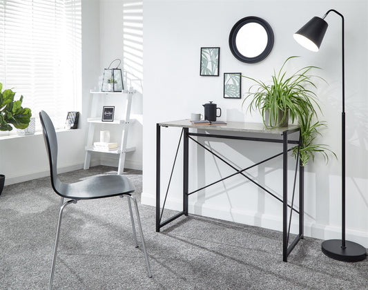 BRAMWELL FOLDING DESK - CONCRETE