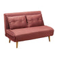 MADISON VELVET SOFA BED - PINK