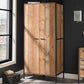 HOXTON 3 PIECE BEDROOM SET - DISTRESSED OAK