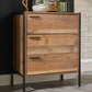 HOXTON 3 PIECE BEDROOM SET - DISTRESSED OAK