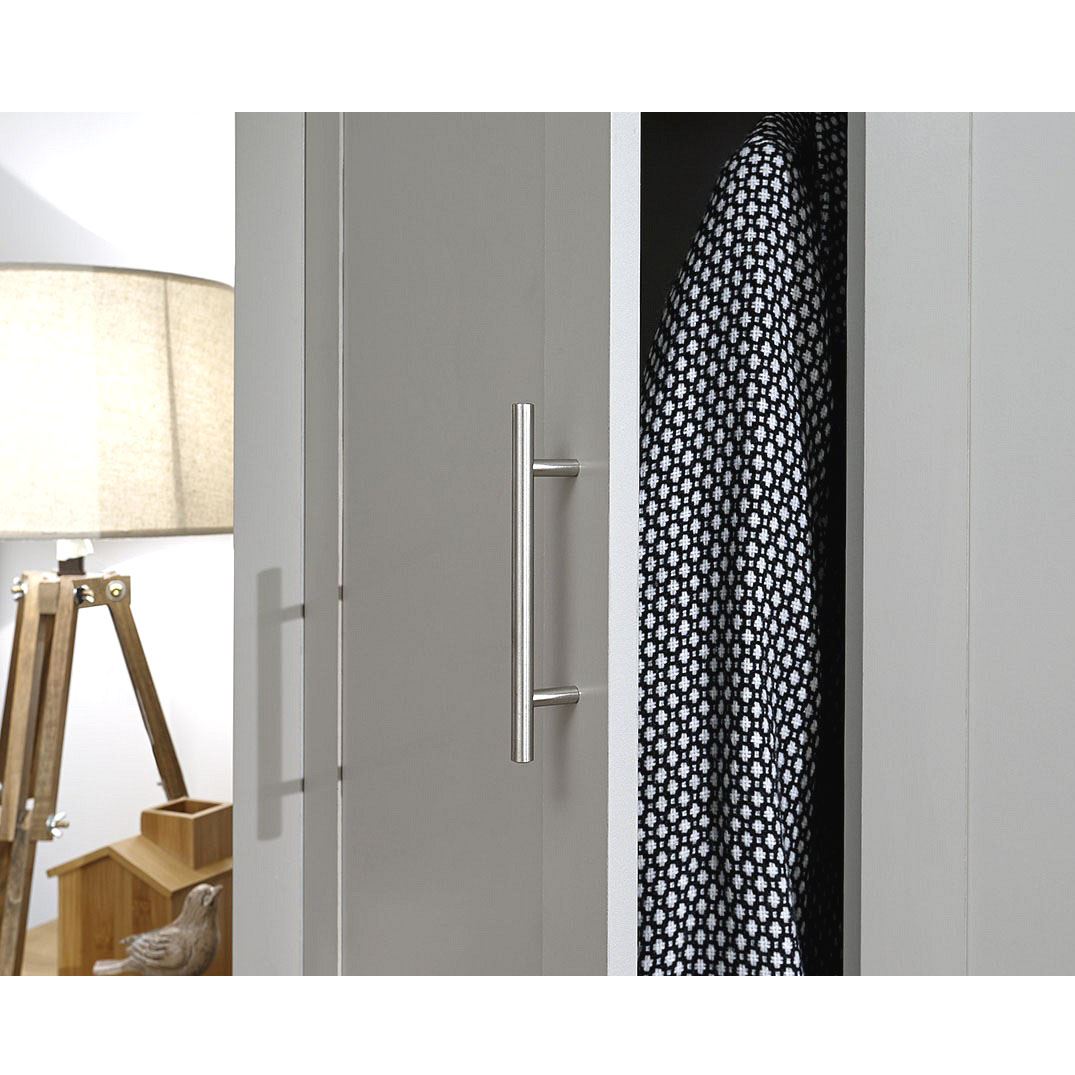 LANCASTER 2 DOOR WARDROBE - GREY