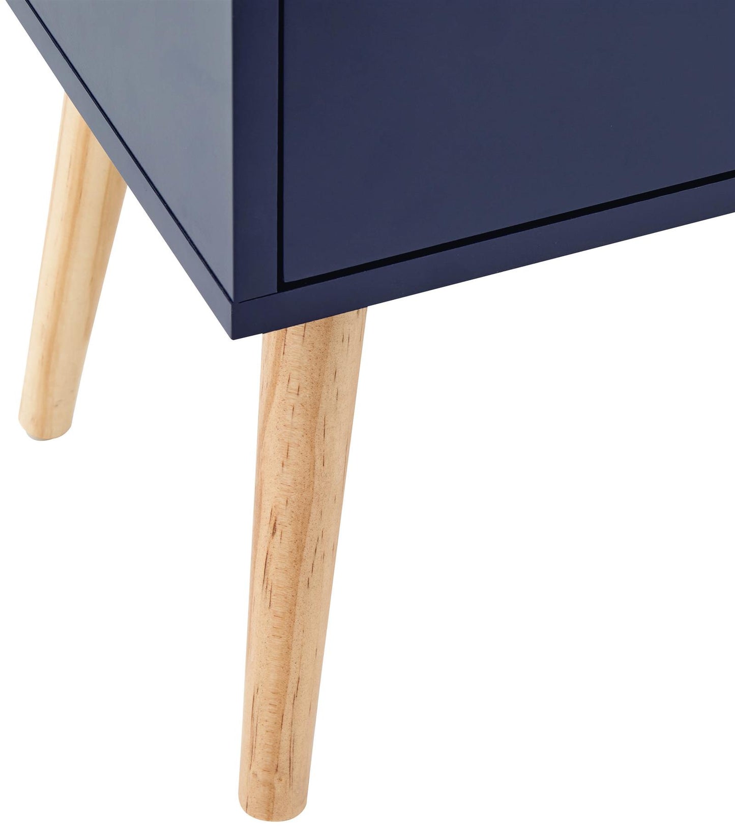 NYBORG 2-DRAWER BEDSIDE TABLE - NIGHTSHADOW BLUE